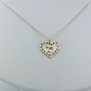 Mother's Day Sterling Silver Heart Pendant